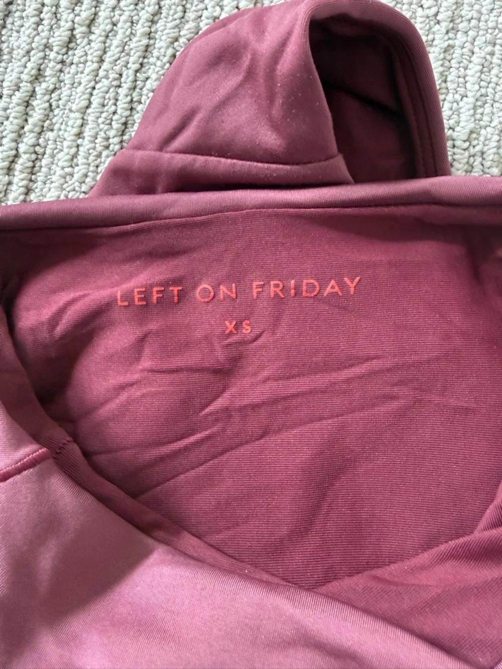 Left on Friday Hi Hi Bottom in Dusty Rose - XS - Picture 2 of 6